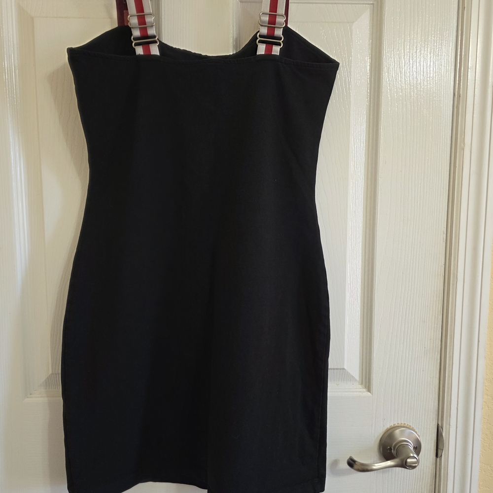 Tommy Hilfiger Black Strap Bodycon Dress - Picture 3 of 6